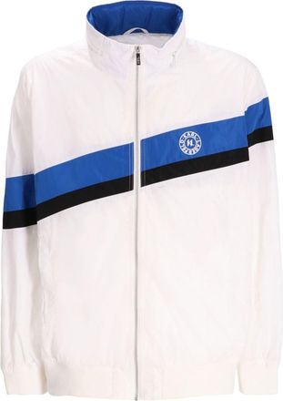 Karl Lagerfeld stripe-detail bomber jacket - men - Polyester - L - White