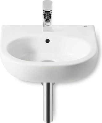 Roca Roca - Lavabo de porcelana mural meridian Medidas: 450x420 mm