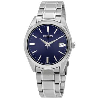 Seiko Core Quartz Blue Sunray Dial Mens Watch SUR309P1