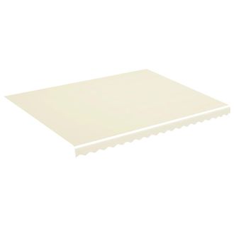 vidaXL Tela De Repuesto Para Toldo Crema 4,5x3,5 M Vidaxl