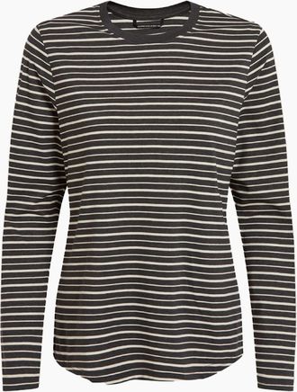 Craghoppers Womens Craghoppers Womens/Ladies Akona Striped Nosilife Long-Sleeved T-Shirt - Grey - Size: 14