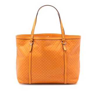 Gucci Pre-owned Womens Microguccissima Nice Tote - Orange Leather - One Size