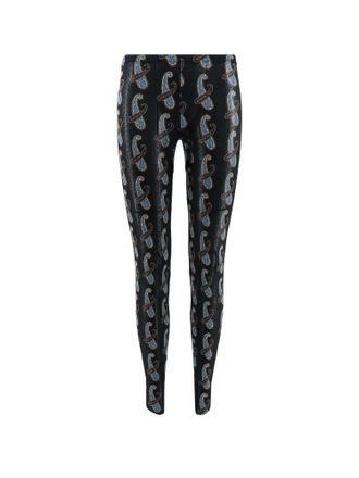 Etro Collant With Iconic Print-Donna