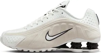 Nike Womens Shox R4 Shoes in White | HQ7739-100