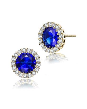 Genevive 14K Over Silver Studs