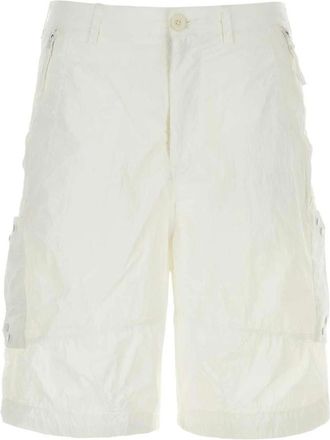 Ten c Cargo Shorts con Logo Patch - - Shorts - Uomo - Bianco - L