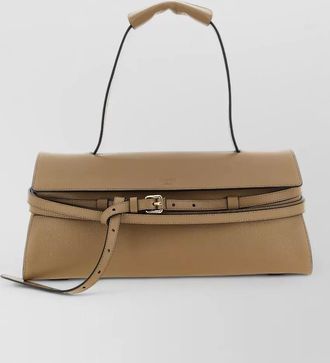 Moschino leather tie me shoulder bag