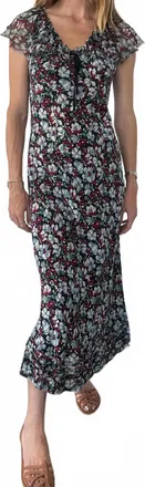 Ciao Lucia Heidi Dress In Peonia Print