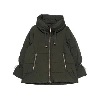 Moorer Down Jackets, female, Green, Size: 2XS Gadia-Stp Jacket