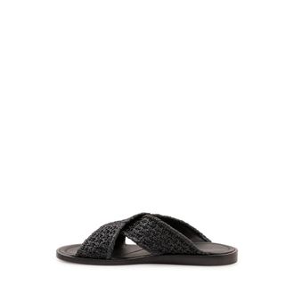 Dolce & Gabbana Sandals - male - Dolce & Gabbana - Sliders - Black - 8 UK - Shoes