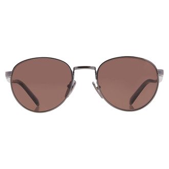 Prada Polarized Brown Round Mens Sunglasses PR B51S 5AV05C 53