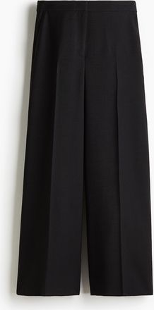 H&M Weite elegante Hose - Schwarz