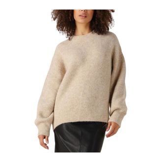 Knit-ted Dames, Truien, Beige, Maat: M