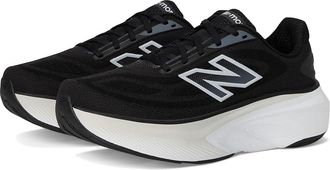 New Balance Fresh Foam X More v6 Womens Running Shoes Black/Grey Matter/Castlerock : 10.5 B - Medium, Textile