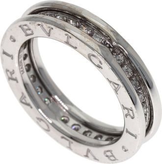 Bulgari White Gold (18K) Band Ring (Pre-Owned)