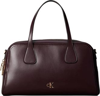 Calvin Klein Bolso Bowling Mediano - Bags - Mujer - Marr&oacute;n - ONE SIZE