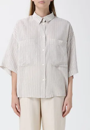 Barena Camicia casual in misto seta a righe