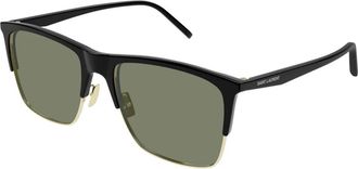 Saint Laurent Zonnebril SL 768 Zwart - Heren - Zonnebrillen - Zwart - 57 MM - Accessoires