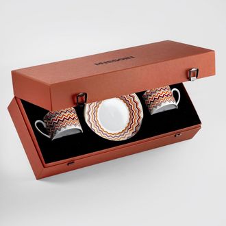 Missoni Home Iconic - Luxury Box Set 2 Pcs. Tea Cup & Saucer