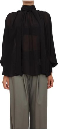 Marella Blouses - Dames - Blouses - Zwart - L - Overhemden
