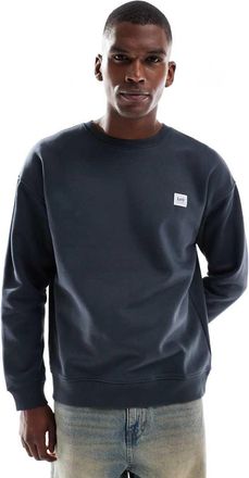 Lee Felpa nero slavato con etichetta