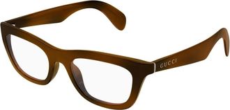 Gucci Cat Eye Frame - Dames - Brillen - Bruin - 51 MM - Accessoires