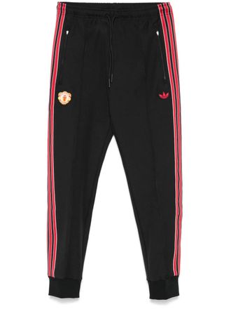 adidas x MUFC Terrace Icons track pants - men - Recycled Polyester/Elastane/Recycled Polyester - L - Black