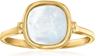 Ross-Simons Italian Mother-Of-Pearl Ring in 14kt Yellow Gold