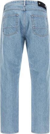 Stone Island Straight-Leg Cotton Jeans - Blue