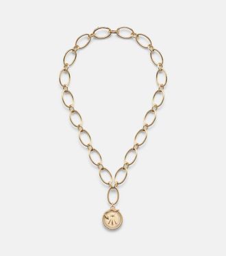 Foundrae Wholeness 18kt gold necklace with diamonds