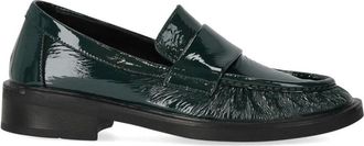 Strategia Loafer - Dames - Loafers - Groen - 40 EU - Leer - Schoenen