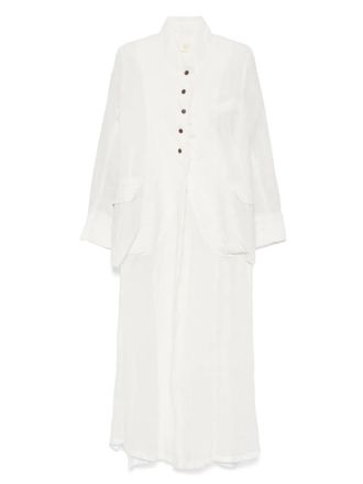 Marc Le Bihan Jas met textuur - Wit