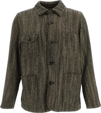 Original Vintage Giacca Destrutturata Espiga - - Jackets - Uomo - Marrone - L