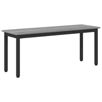 vidaXL Banco Gris Sonoma 110 X 35 X 45 Cm Madera De Ingenier&iacute;a Vidaxl