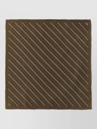 Brunello Cucinelli silk striped pocket square