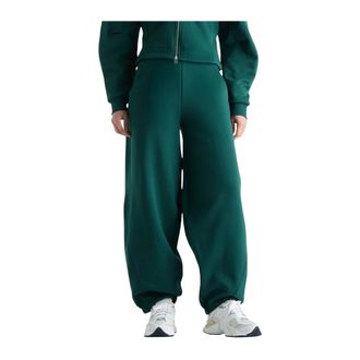 New Balance Athletics Crafted Fleece Pant - Dames - Trainingsbroeken - Groen - XS - Katoen - Fitness