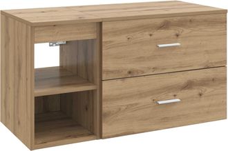 vidaXL Juego De Muebles De Ba&ntilde;o 2 Uds. Roble Artisan Vidaxl