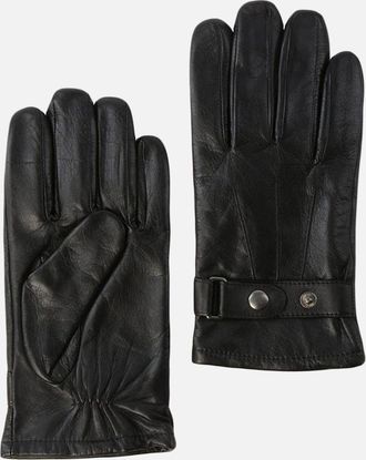 Ashwood Leather Mens Ashwood Leather Mens Leather Gloves Black - Size: S/M