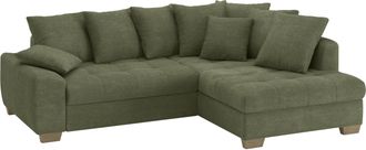 Mr. Couch Ecksofa »Nikita II, L-Form« Wahlweise mit Bettfunktion, Bettkasten & RGB-LED-Beleuchtung