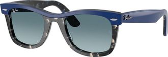 Ray-Ban RB2240F Wayfarer Asian Fit 14453M Mens Sunglasses Blue Size 52