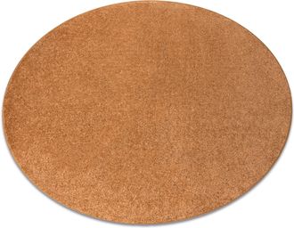 RugsX Rugsx - Alfombra Santa Fe C&iacute;rculo Dorado 80 Llanura Color S&oacute;lido Yellow Circulo 133 Cm
