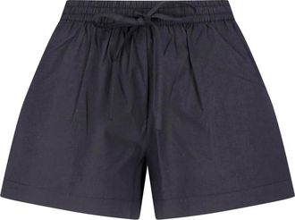 Matteau Relaxed Fit Black Shorts with Minimalist Design