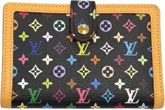 Louis Vuitton Pre-owned Leder Bifold Portemonnee - Dames - Vintage Accessoires - Veelkleurig - ONE Size - Leer - Vintage