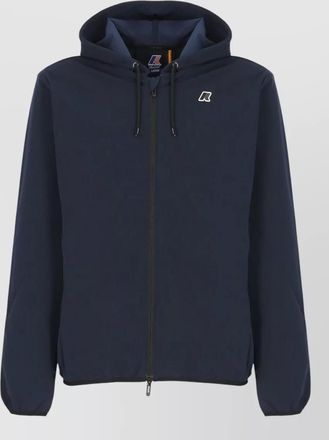 K-Way hooded short jacket elastic cuffs