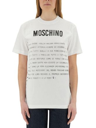 Moschino T Shirt With Print