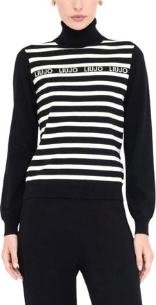 Liu Jo Turtleneck Sweater - Dames - Coltruien - Veelkleurig - M - Polyester - Truien & Vesten
