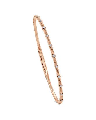 Sabrina Designs 14K Rose Gold 0.20 Ct. Tw. Diamond Bangle Bracelet