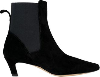 Bibi Lou Elastische Laarsjes met Zijstukken - Dames - Laarzen met Hak - Zwart - 36 EU - Leer - Schoenen