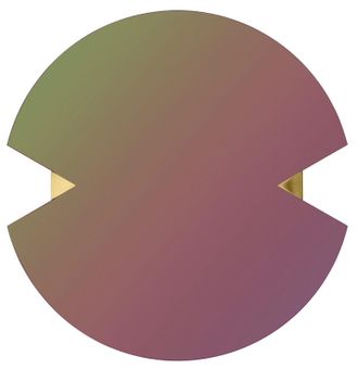 AYTM Runder Design Spiegel Verto Rainbow &oslash; 70 cm