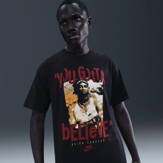 Nike Mens Nike Sportswear Max90 T-Shirt in Black | IU1696-010